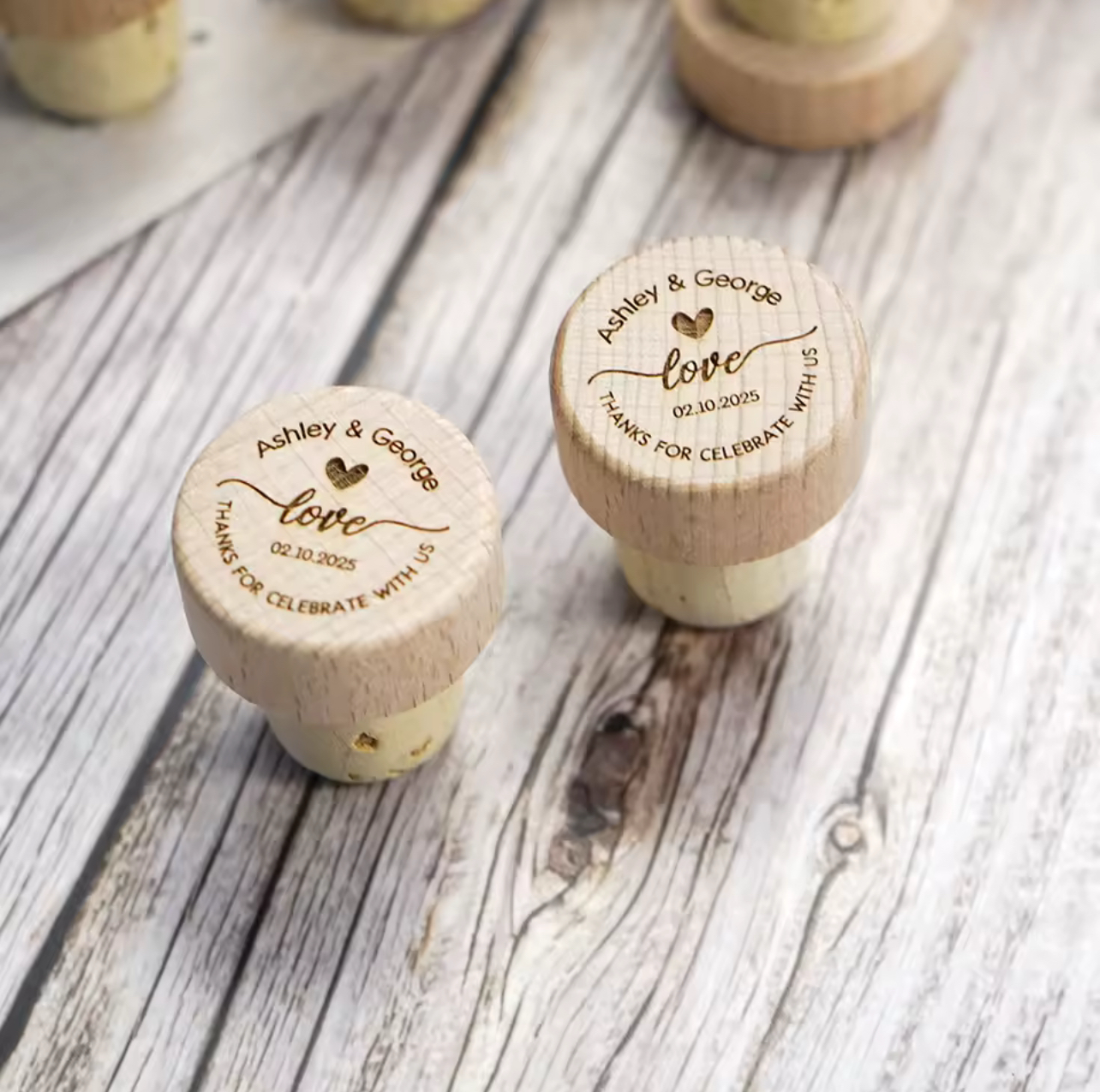 Personalized Wine Stoppers (50pcs)