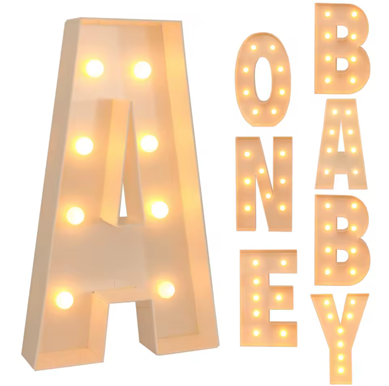 Giant Letter With Led Lights