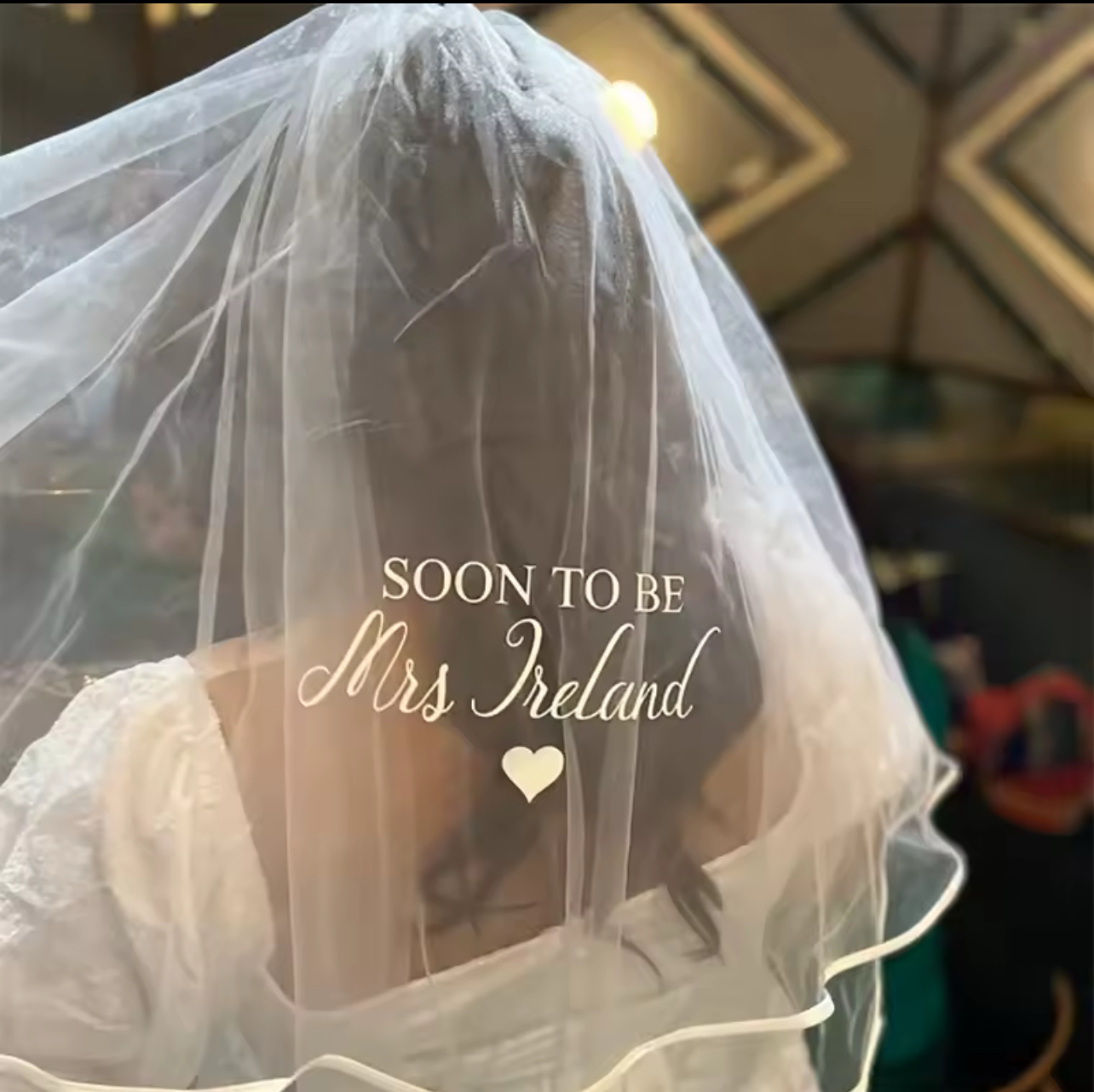 Personalized Bachelorette Veil