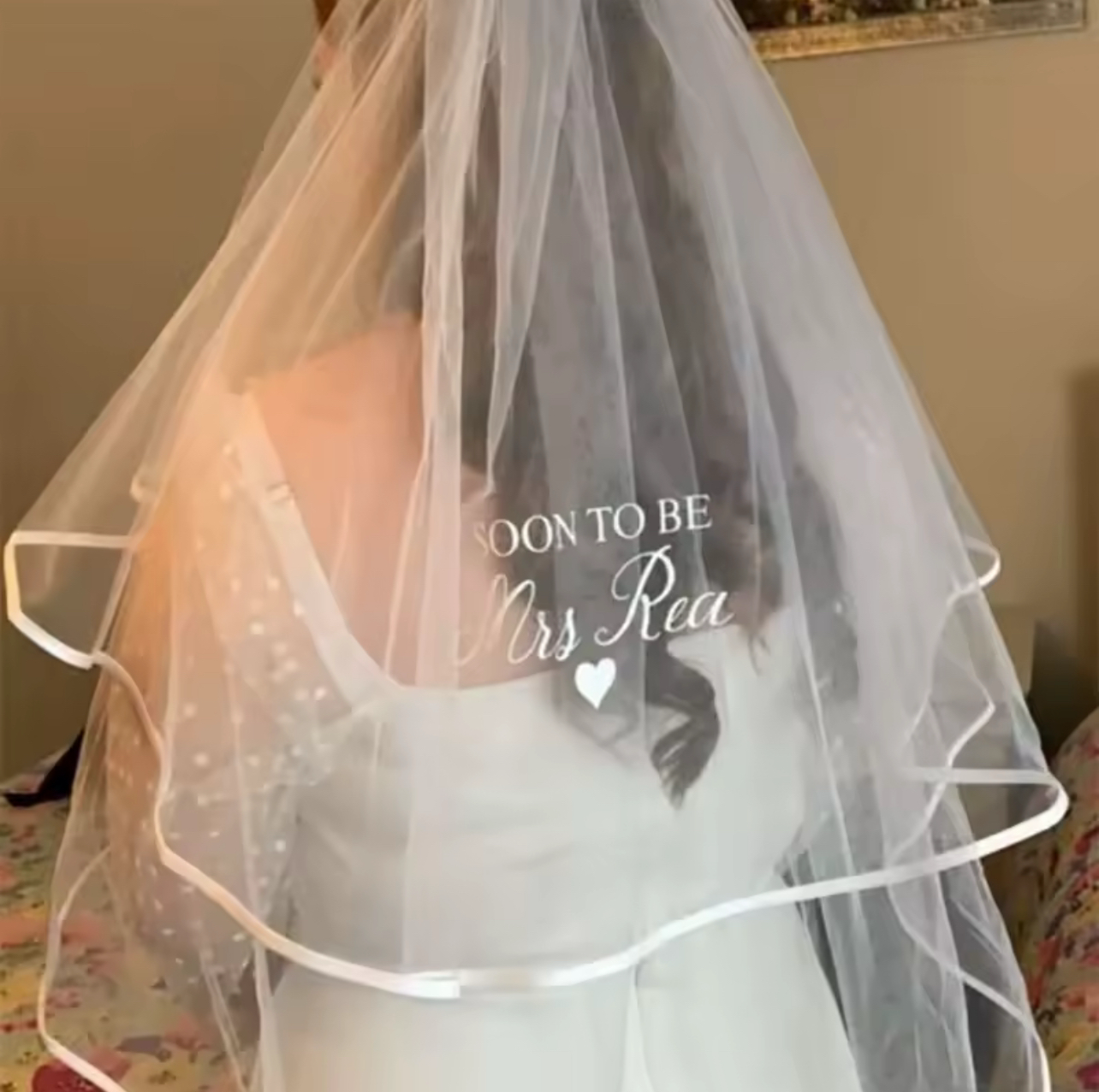 Personalized Bachelorette Veil