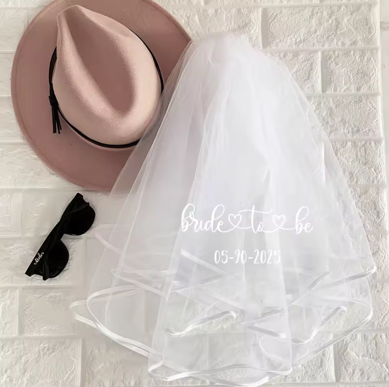 Personalized Bachelorette Veil