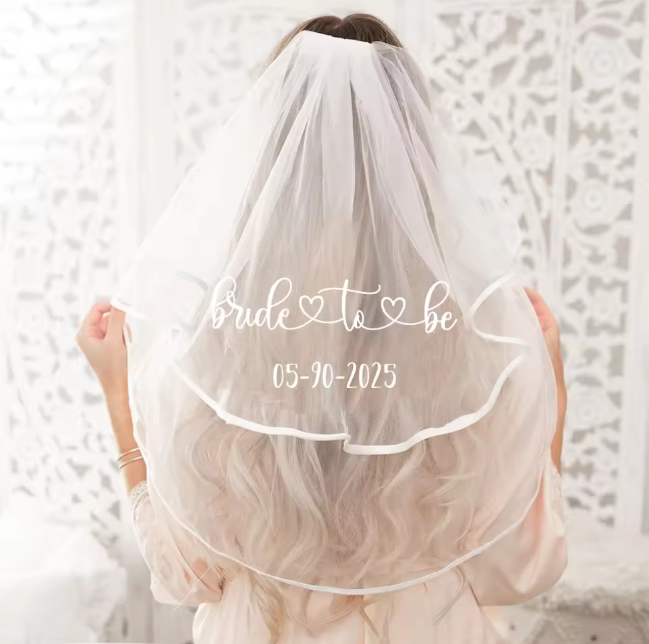 Personalized Bachelorette Veil