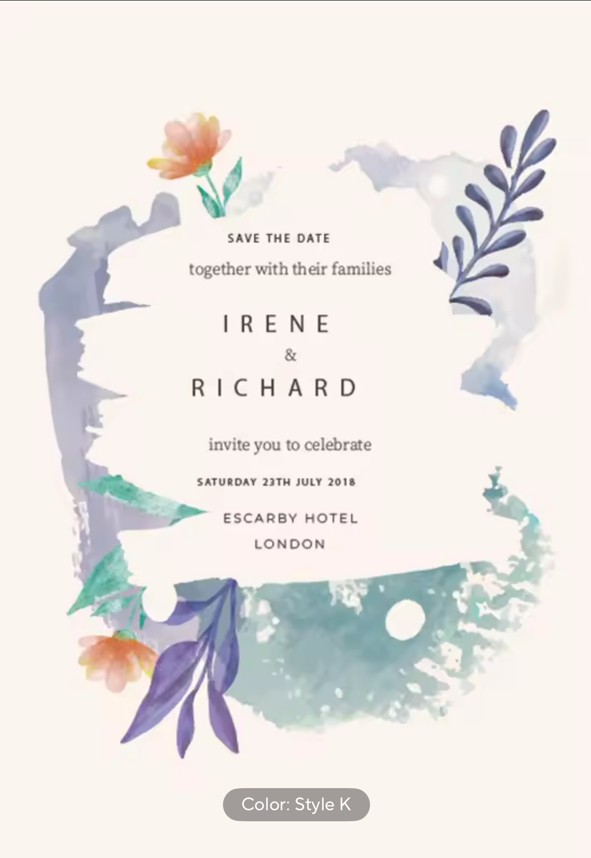 Invitation Cards - Eternal Flame Collection (set of 100)