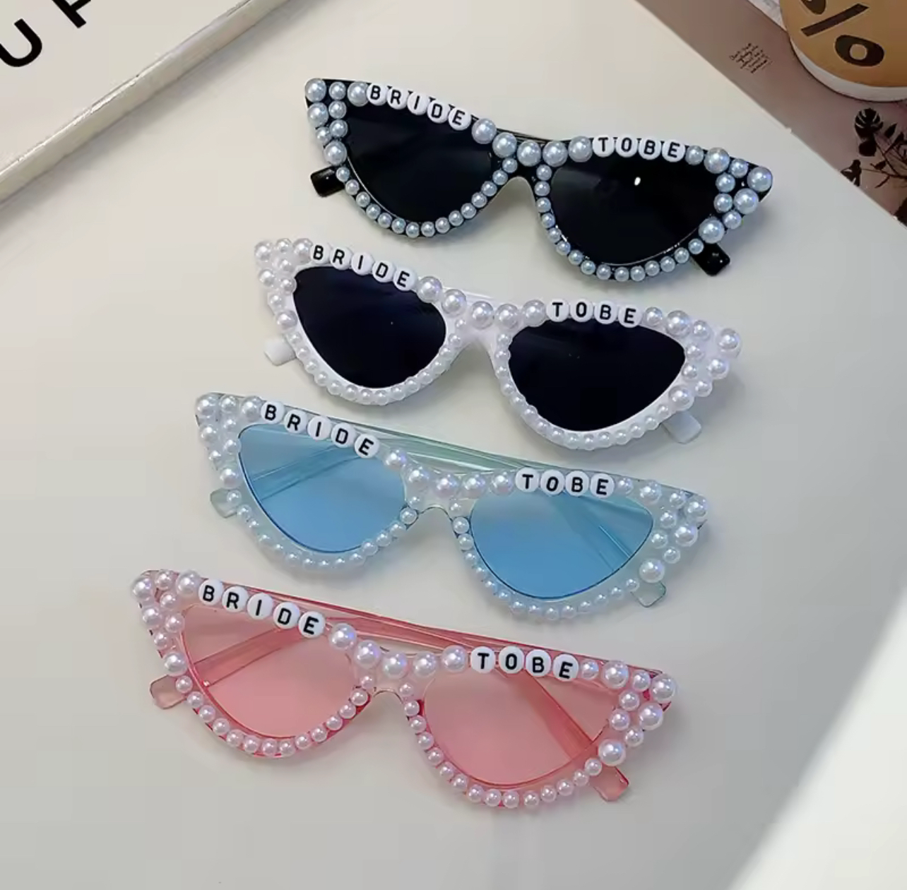 Bride To Be Pearl Sun Glasses