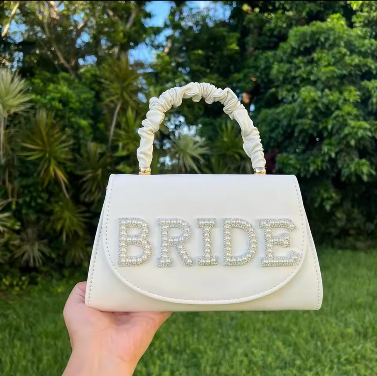 Bride To Be Pearl Handbag