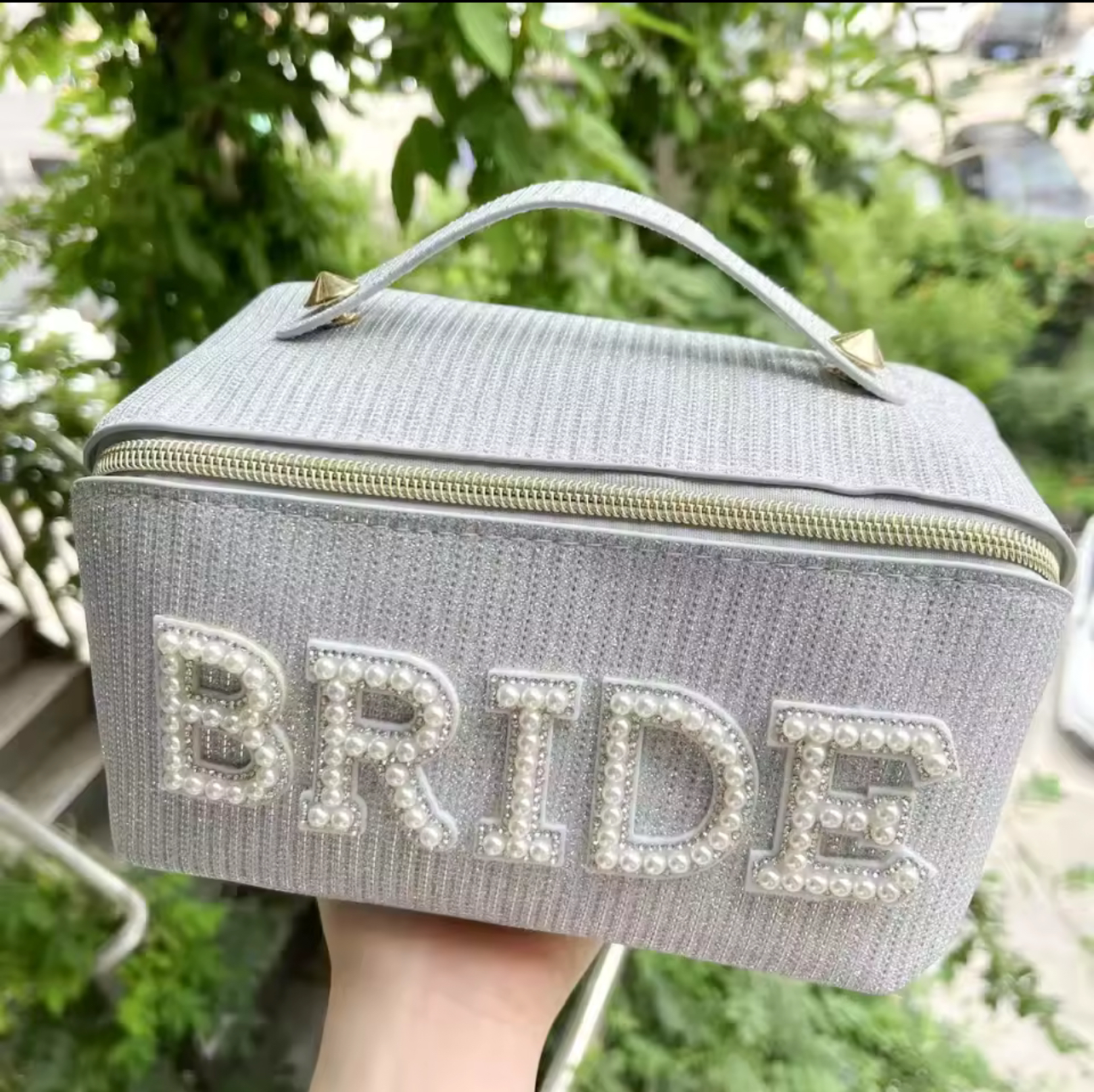 Bride To Be Pearl Make Up Bag