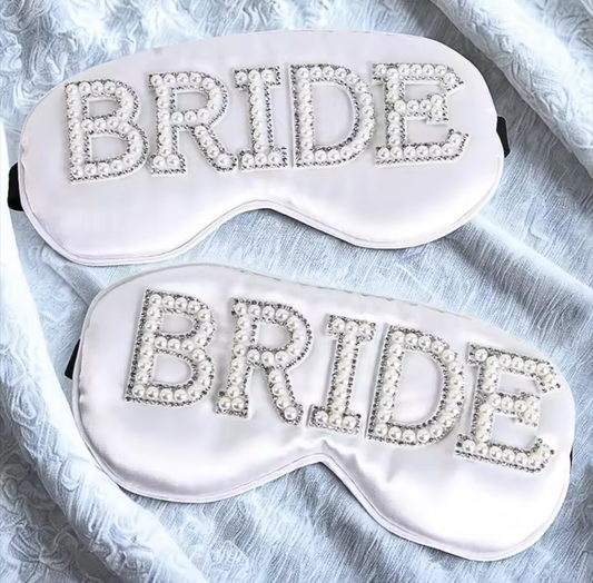 Bride To Be Pearl Eyes Mask