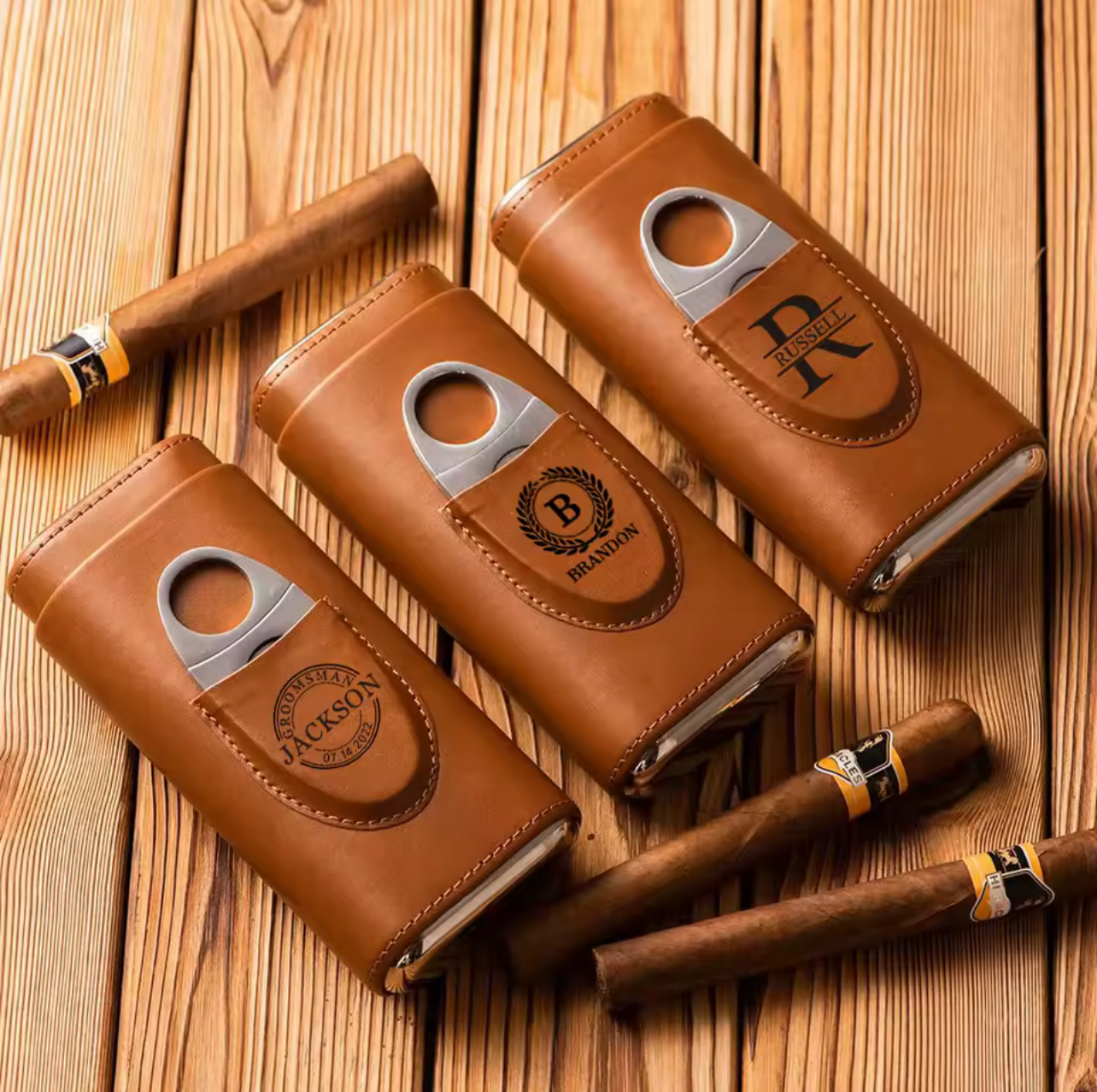 Personalized Cigar Case & Cutter