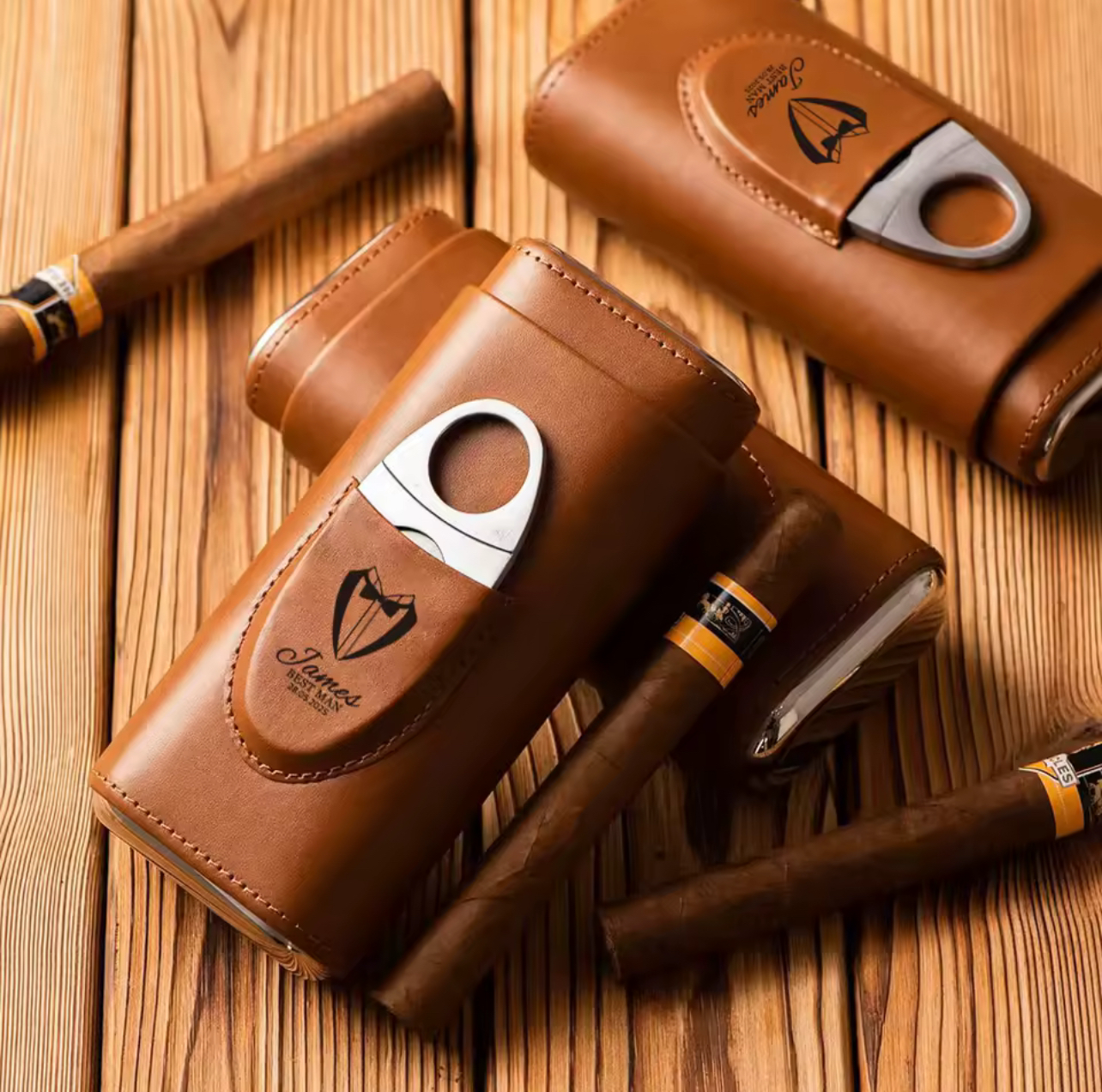 Personalized Cigar Case & Cutter