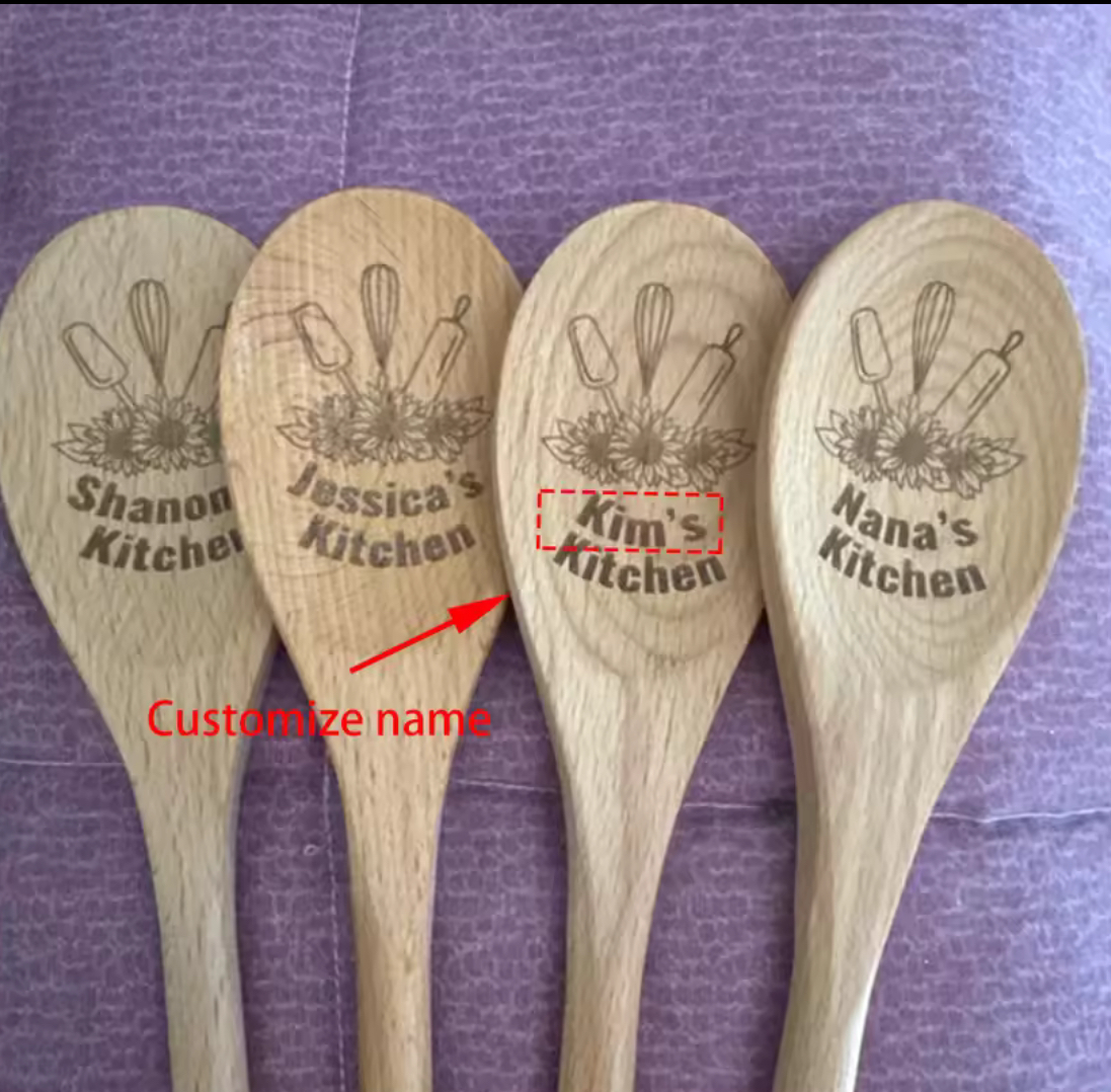Personnalized Wooden Spatula