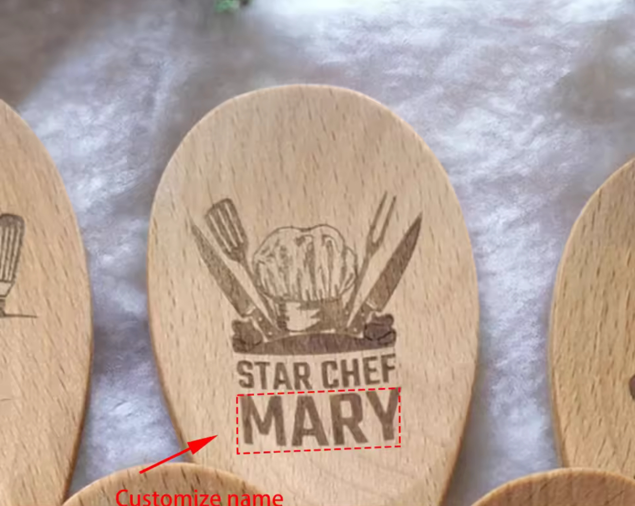Personnalized Wooden Spatula