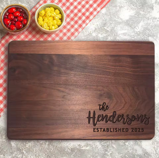 Personalized Cutting Board