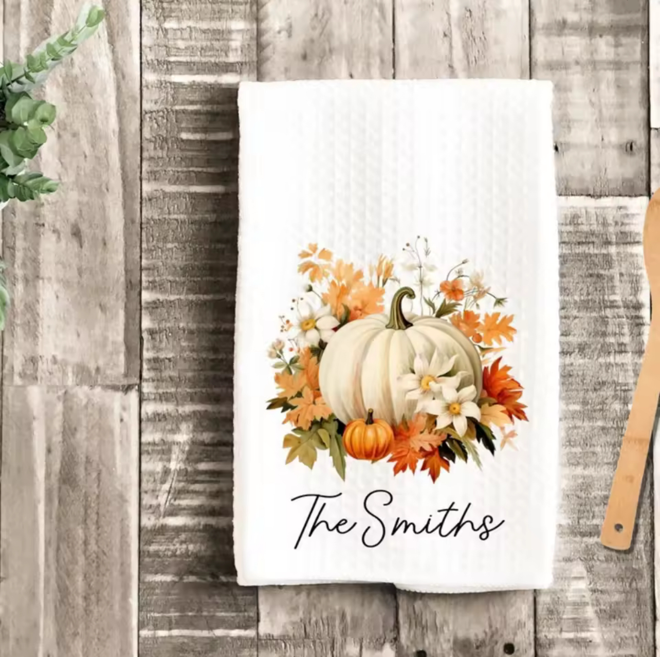 Personalized Tea Towel
