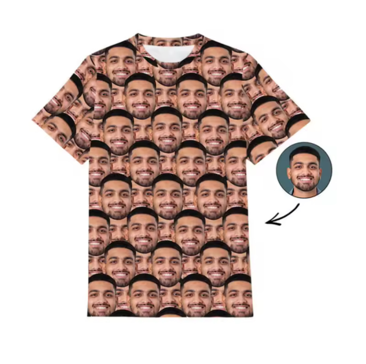 Personalized Love Face Shirt