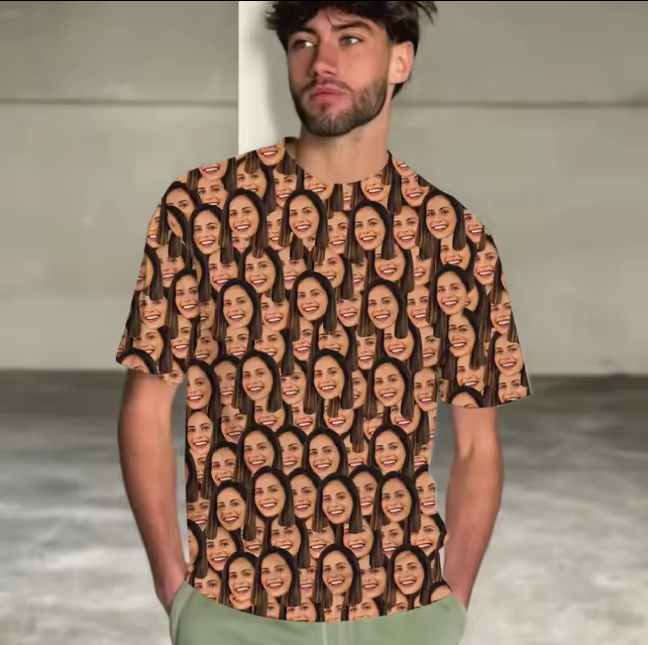 Personalized Love Face Shirt