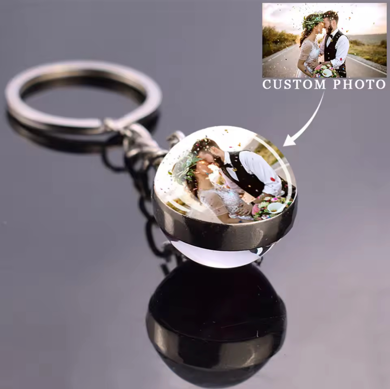 Personalized Keychain - Onyx