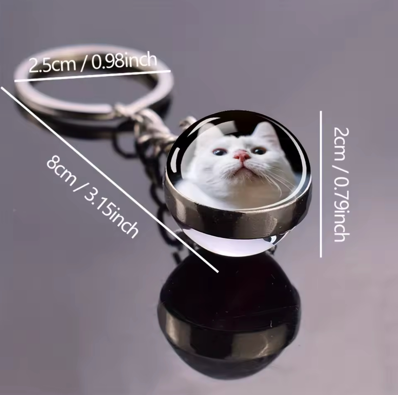 Personalized Keychain - Onyx