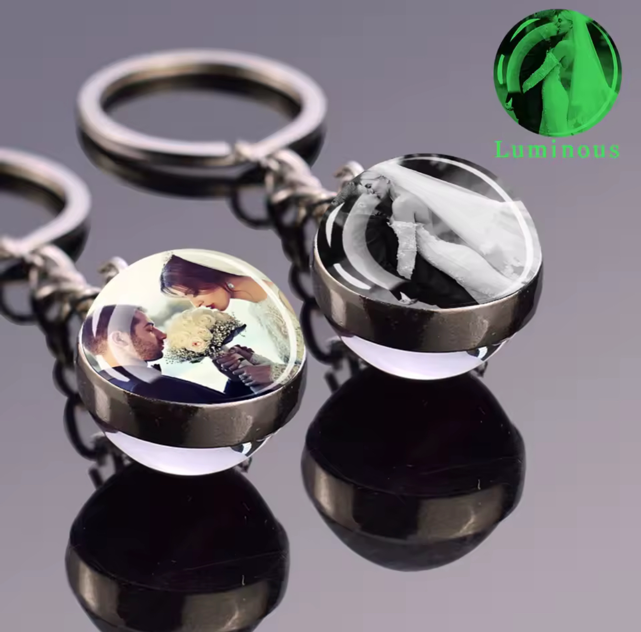 Personalized Keychain - Onyx