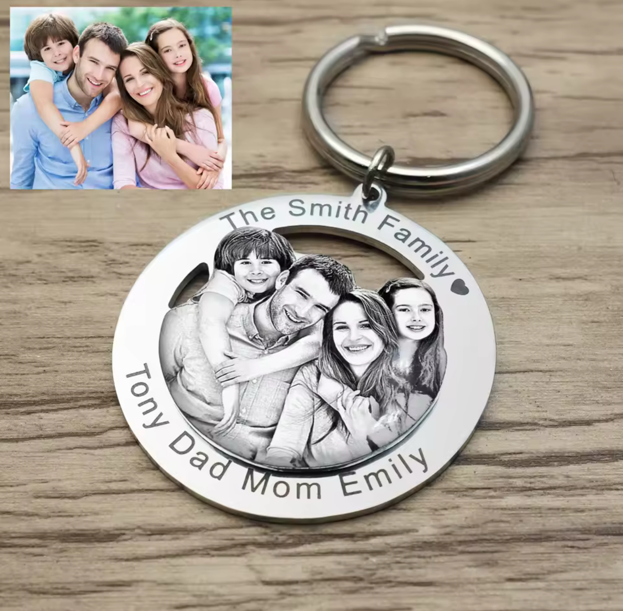 Personalized Keychain - Onyx