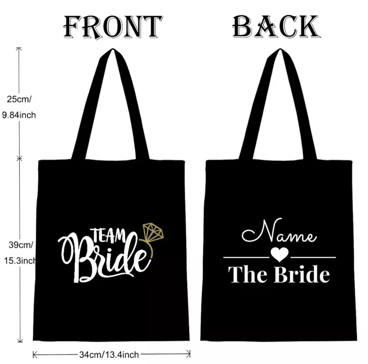 Personalized Shopping Tote Bag