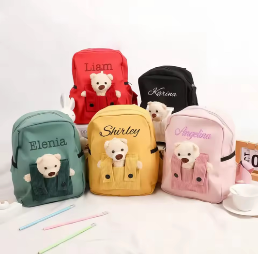 Personalized Nursery Bear Backpack
