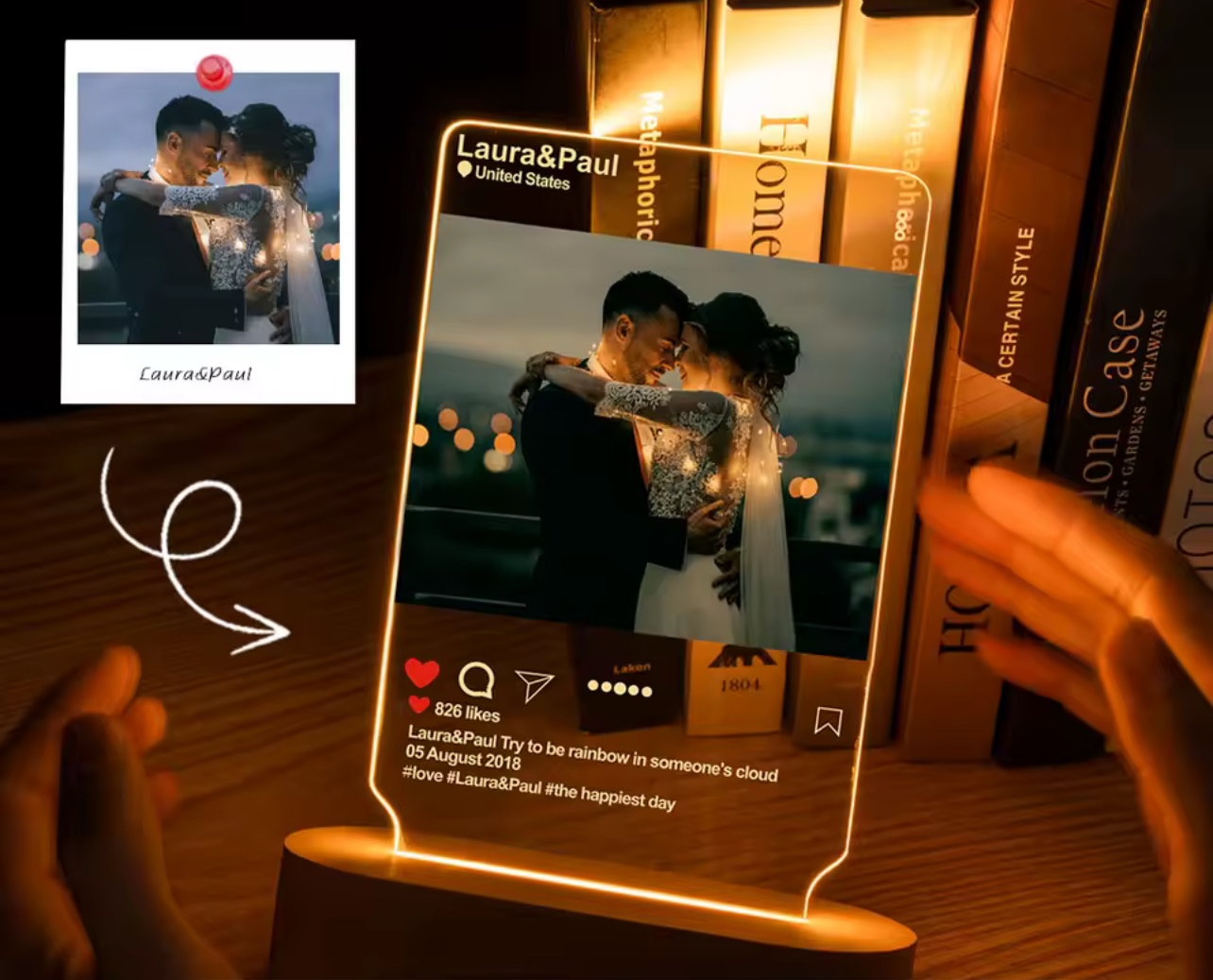 Personalized Picture Lamp