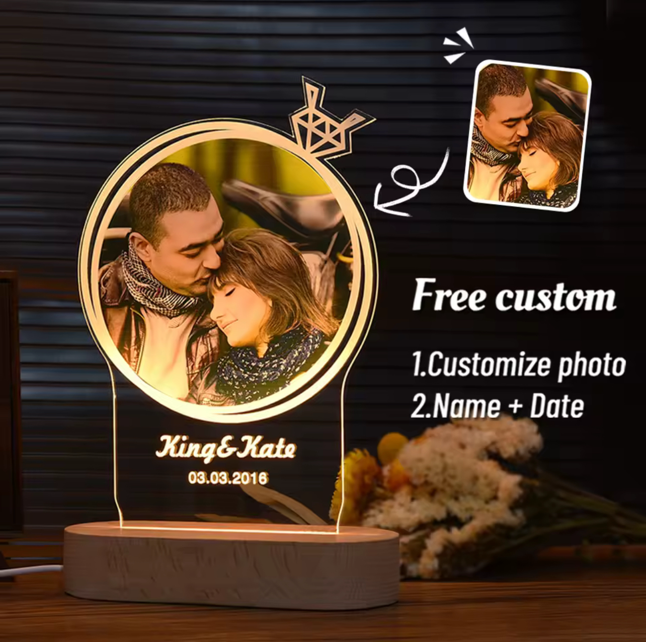 Personalized Picture Lamp