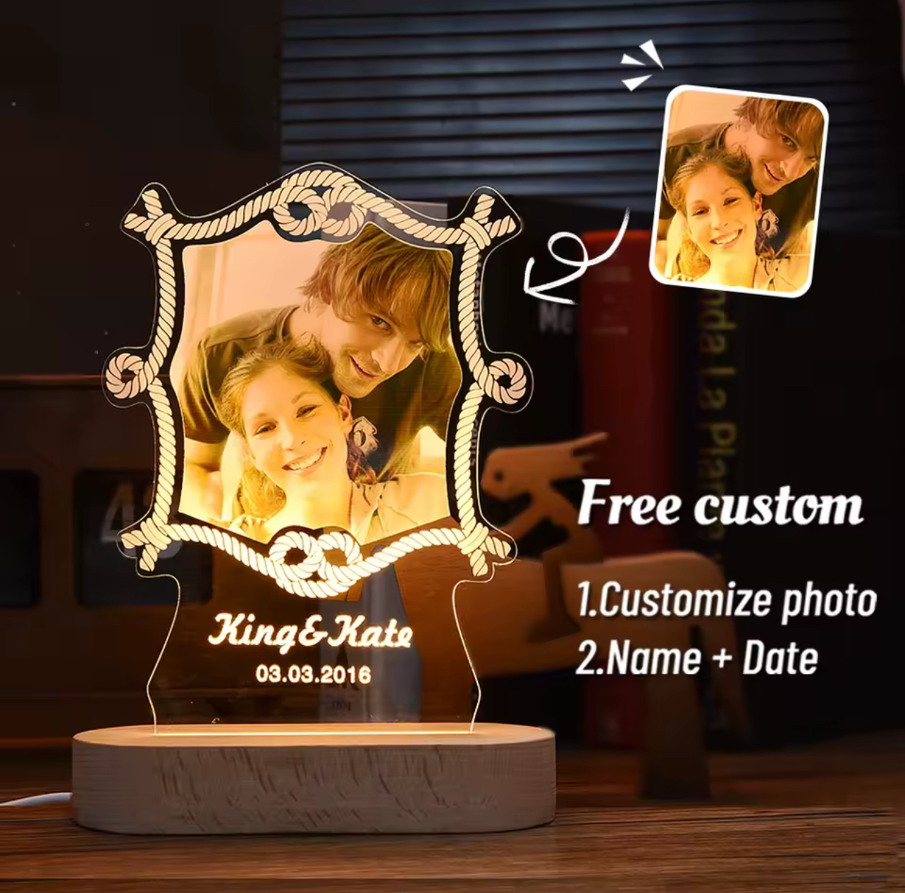 Personalized Picture Lamp