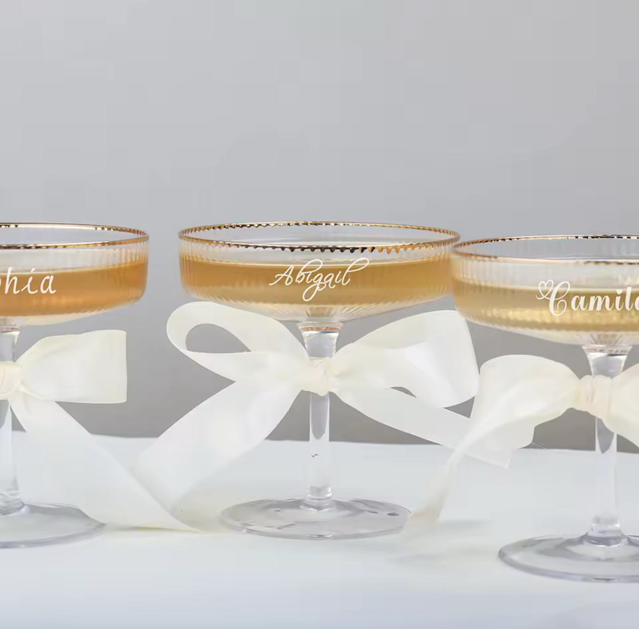 Personalized Champagne Coupes (set of 2)