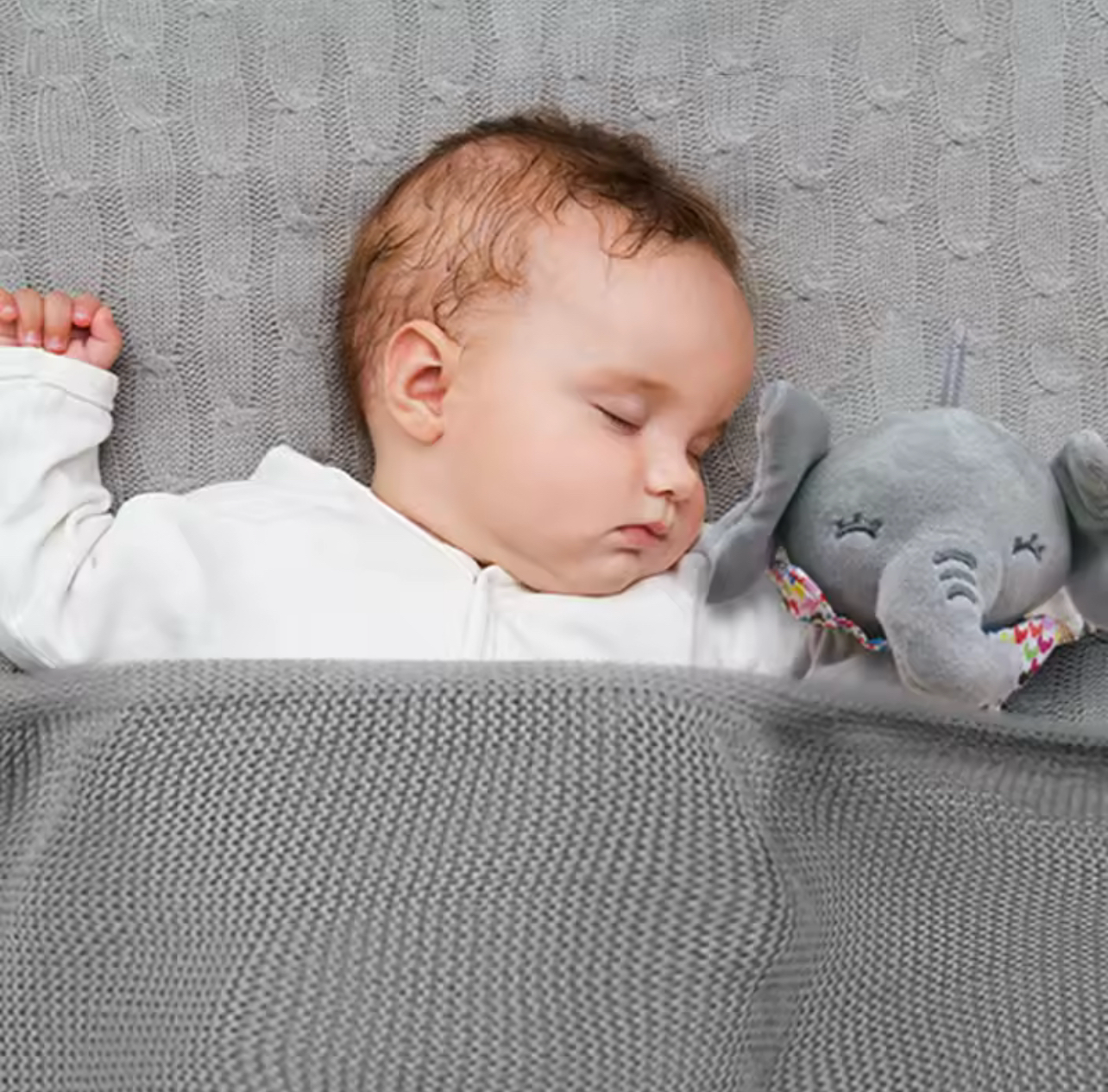 Personalized Newborn Knitted Blanket