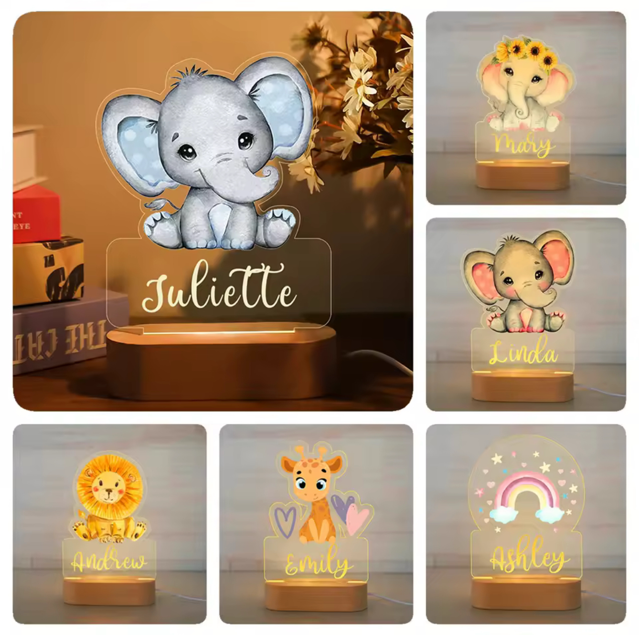 Personalized Animal Night lamp