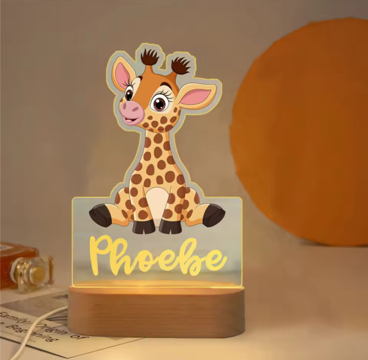 Personalized Animal Night lamp