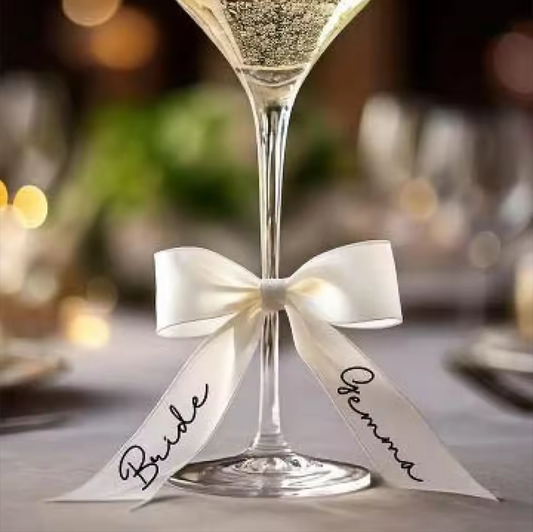 Personalized Satin Ribbon (set of 5)