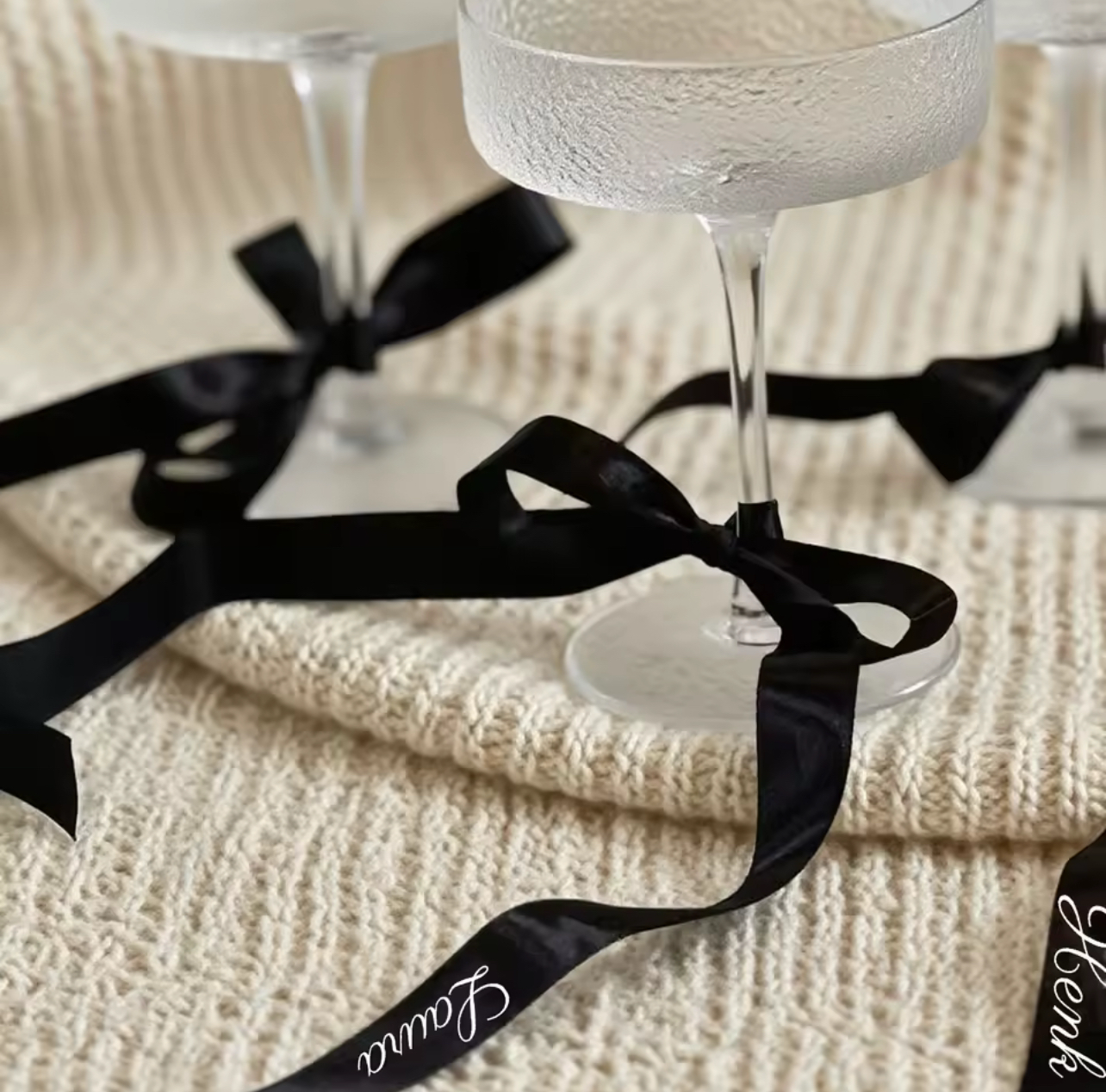 Personalized Satin Ribbon (set of 5)