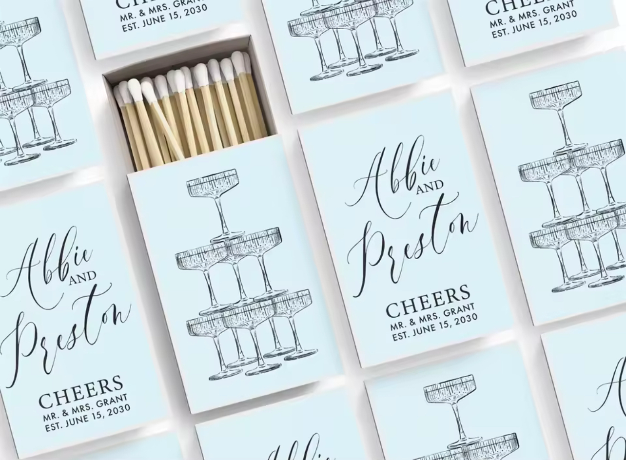 Personalized Match Boxes (set of 50)