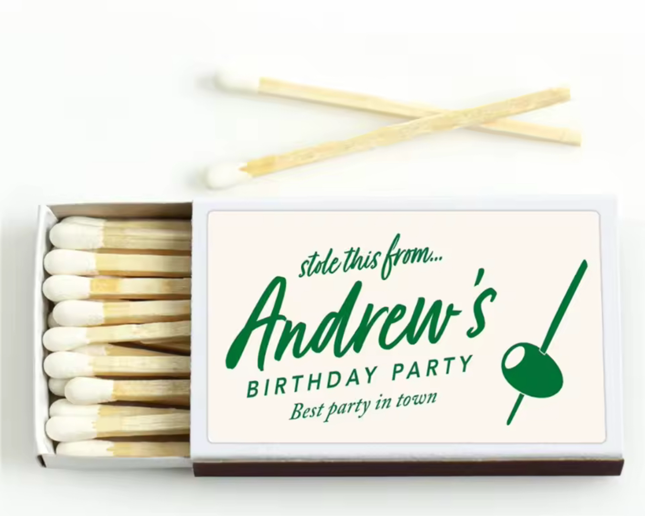 Personalized Match Boxes (set of 50)