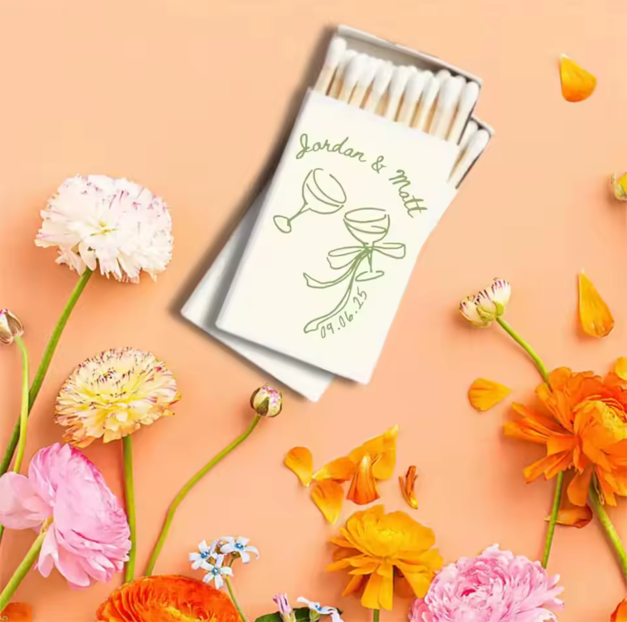 Personalized Match Boxes (set of 50)
