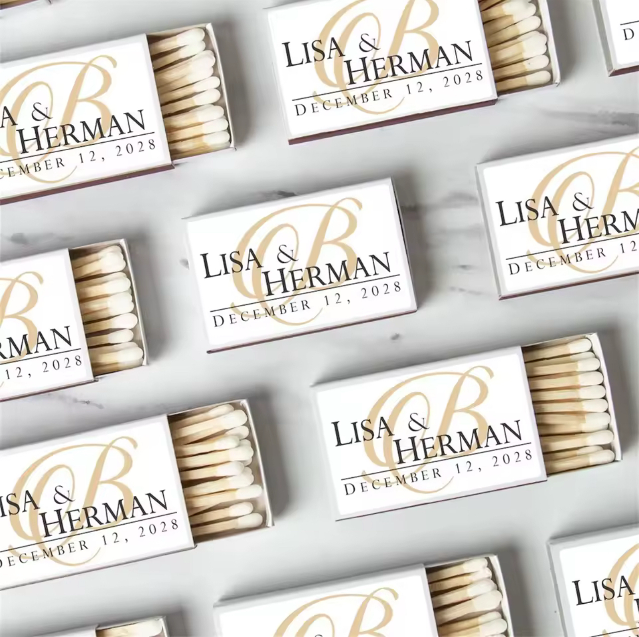 Personalized Match Boxes (set of 50)