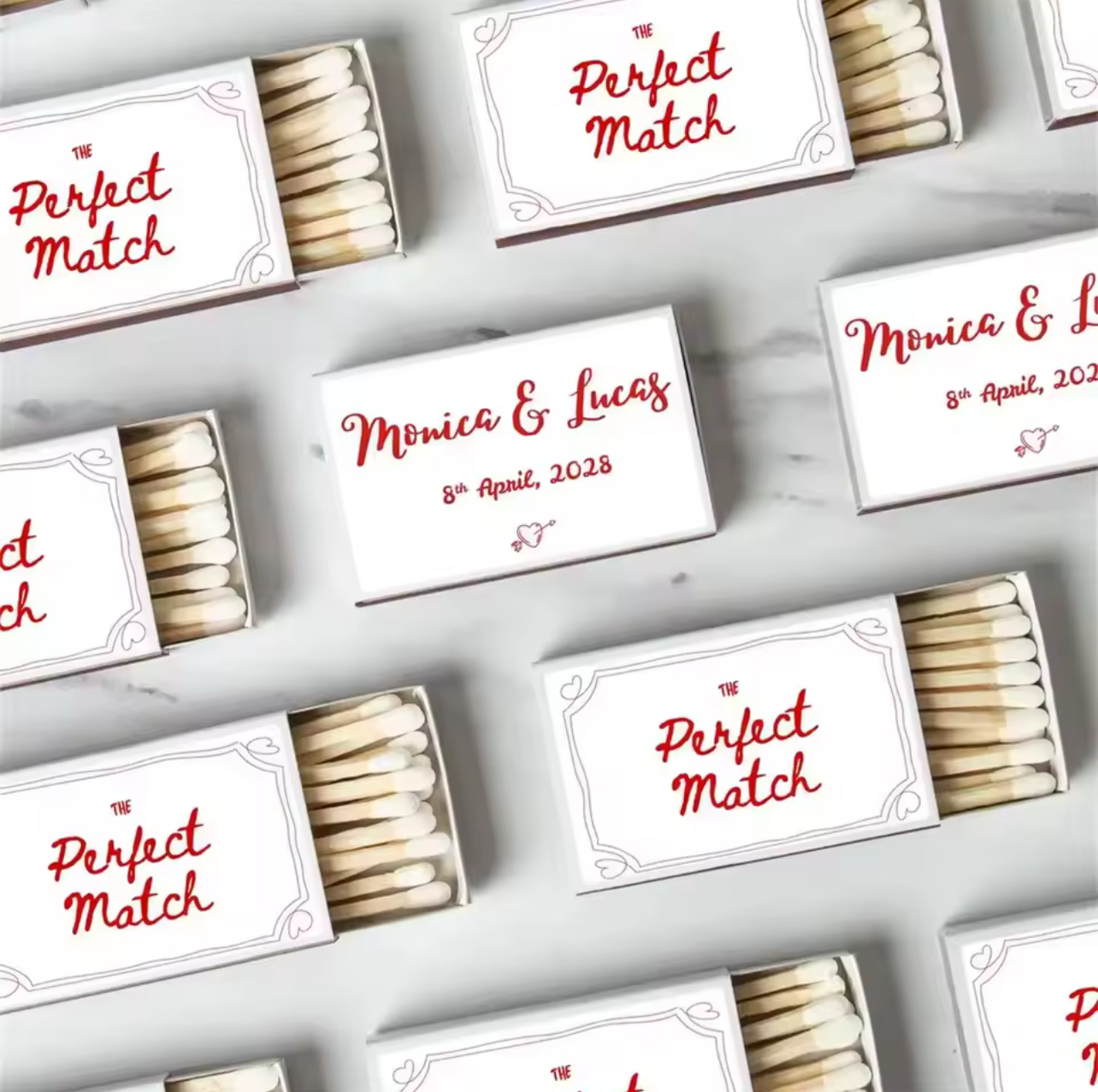 Personalized Match Boxes (set of 50)