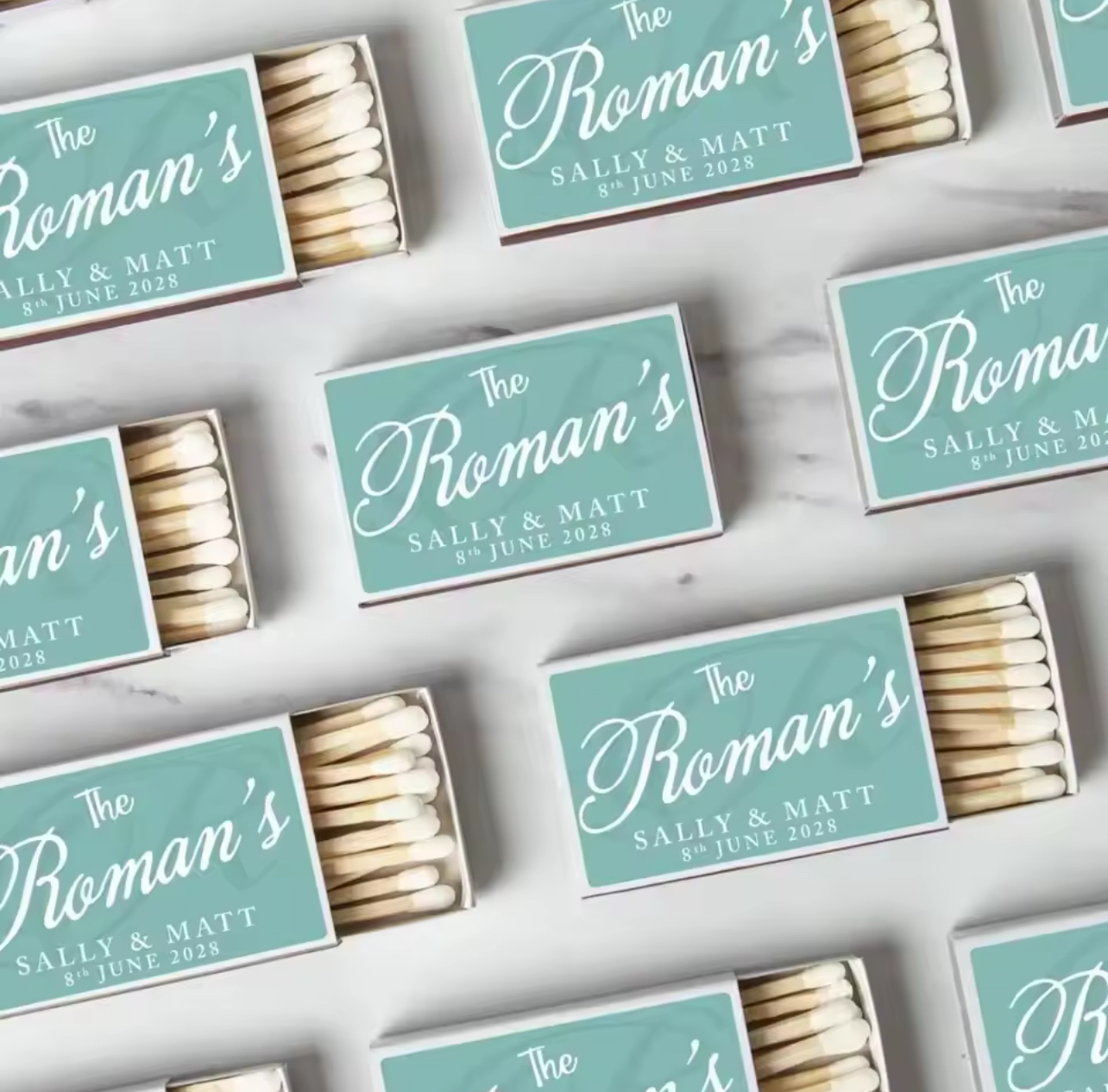Personalized Match Boxes (set of 50)