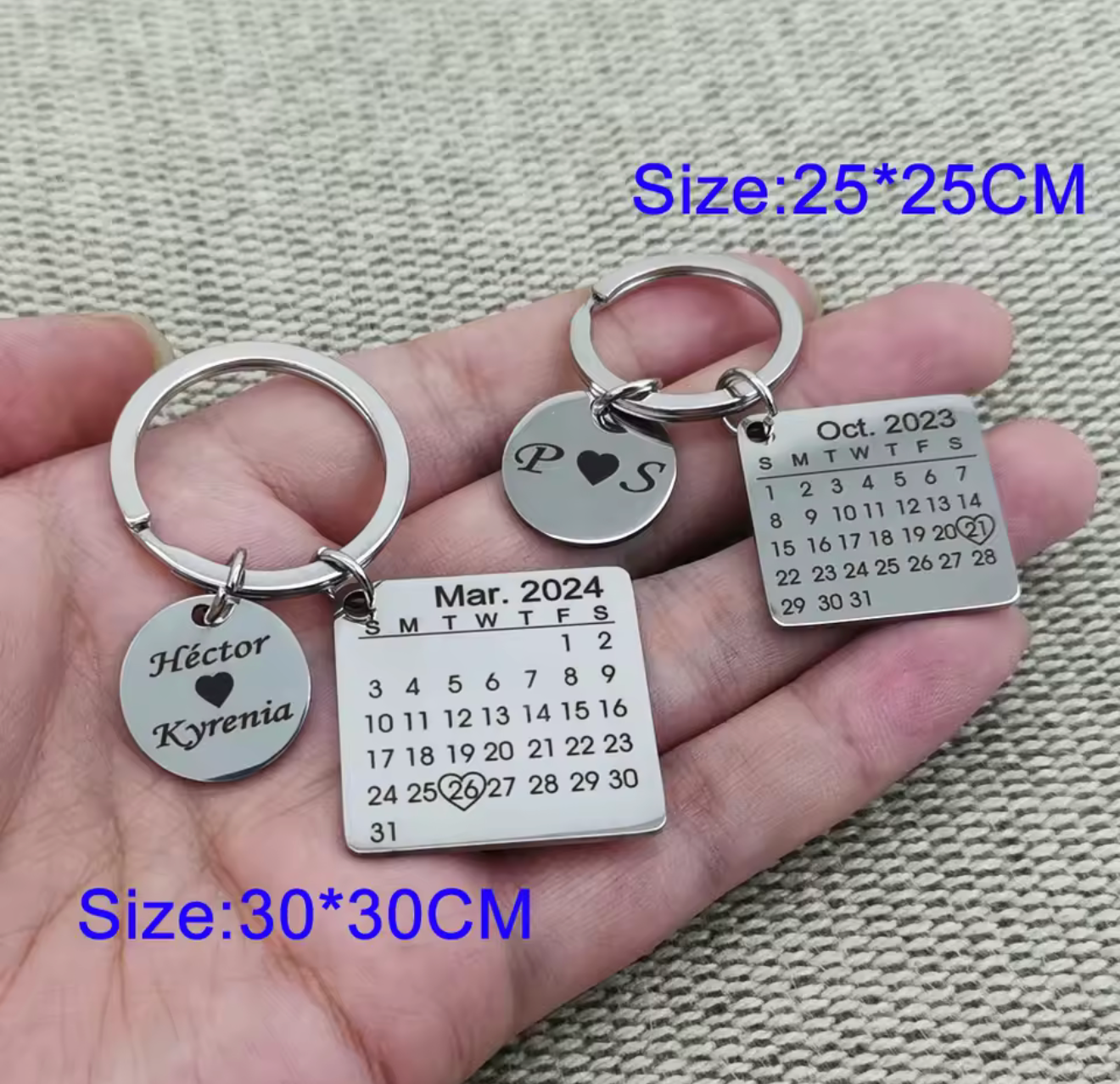 Save The Date - Keychain Calendar (set of 100)