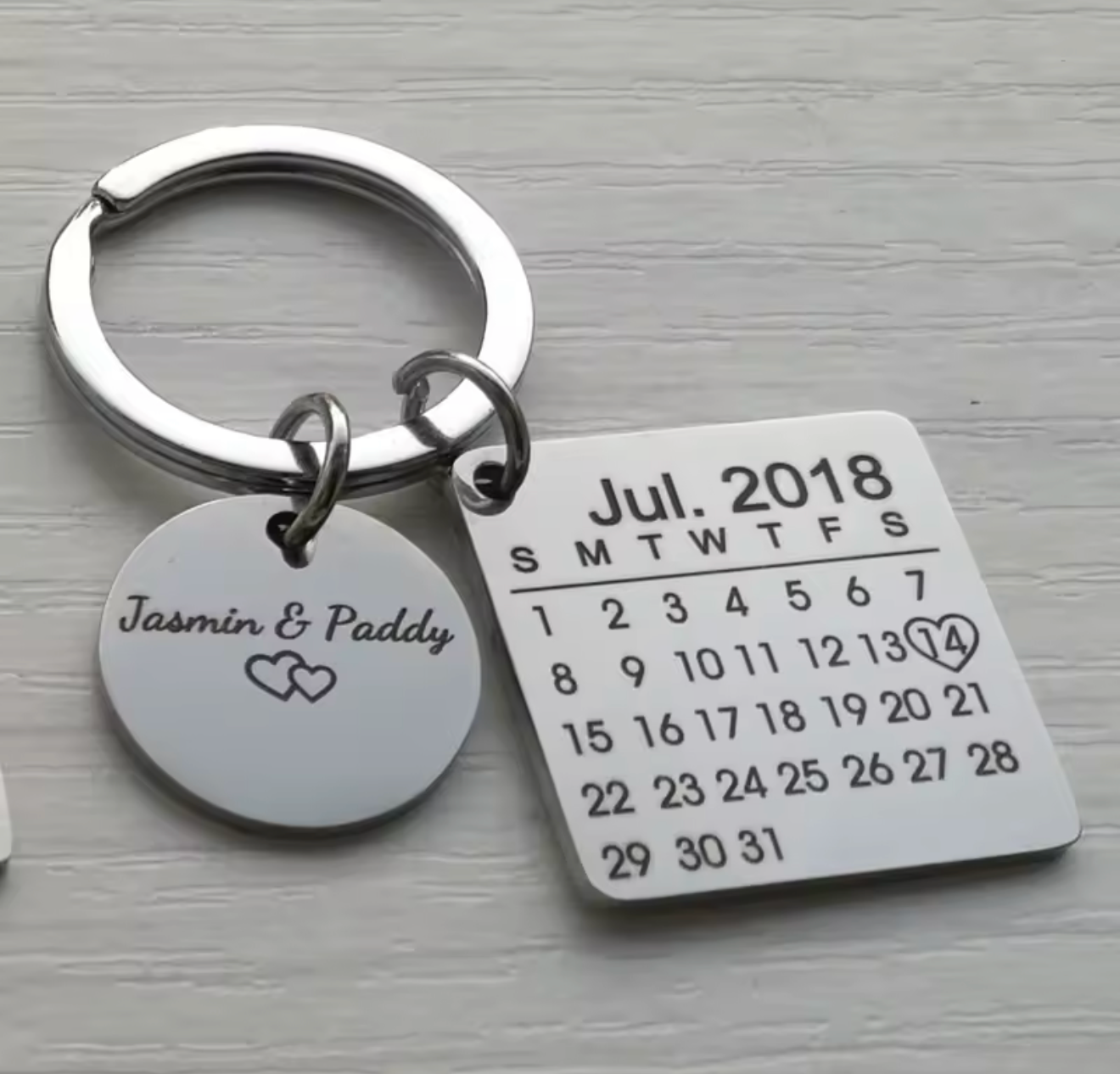 Save The Date - Keychain Calendar (set of 100)